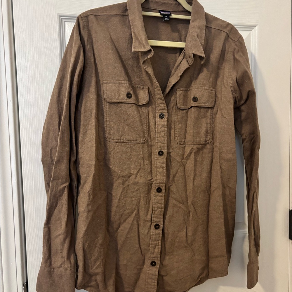 Patagonia Brown Button Down Shirt